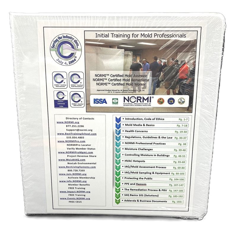 NORMI™ Student Manual: CMA CMR Course (English)