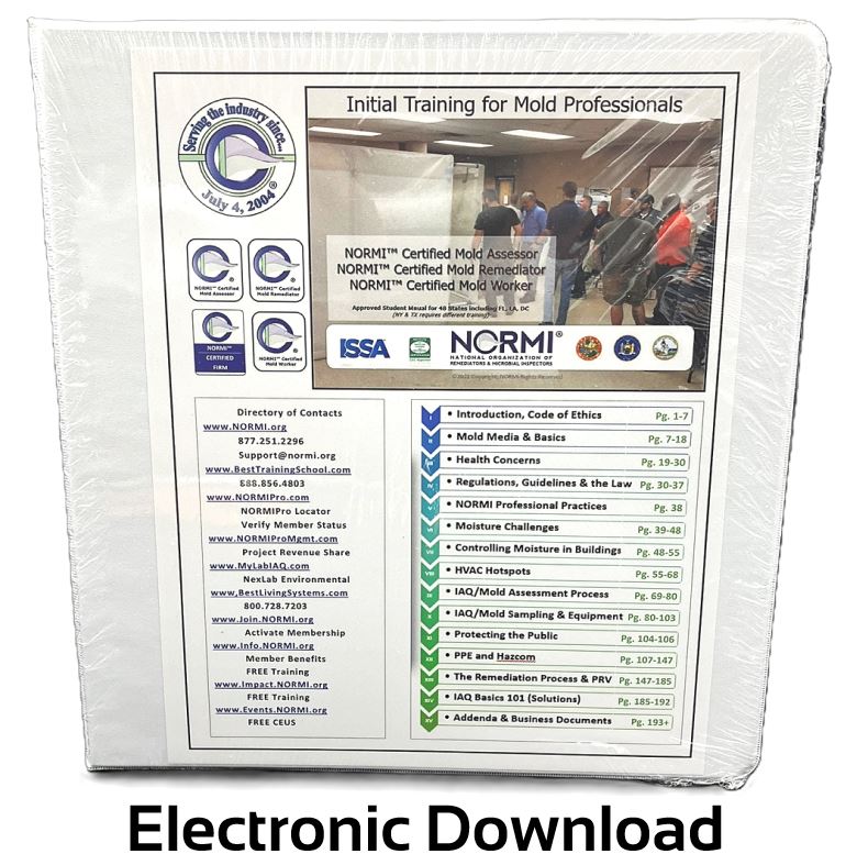 NORMI™ Student Manual E-Book: CMA CMR Course (English)